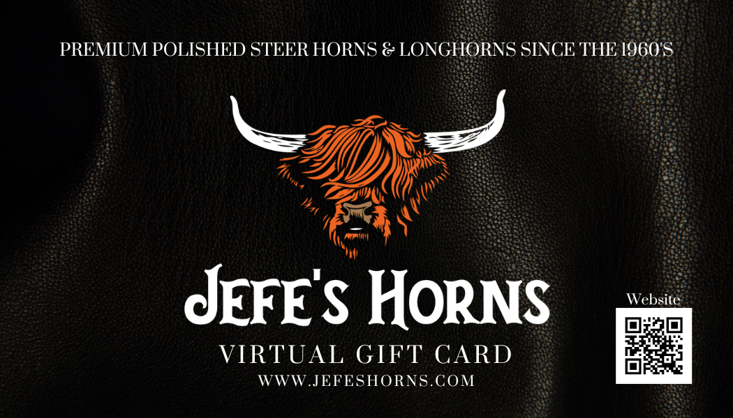 Jefe's Horns Virtual Gift Card | $75 - $150