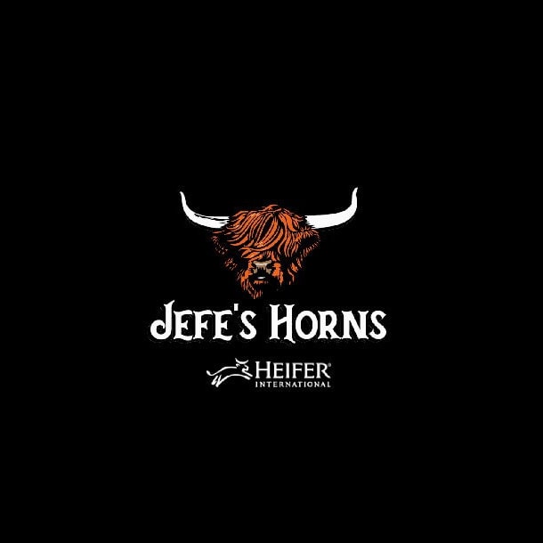 Jefe's Horns Embroidered Black Hat Carhartt Rugged Professional Series Canvas Mesh-Back Baseball Trucker Cap